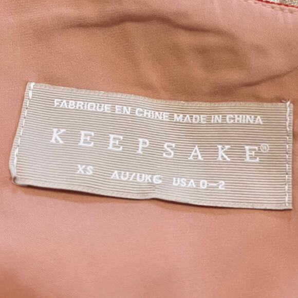 KEEPSAKE THE LABEL Parallel One-Shoulder Puff Sleeve Mini Dress Sz XS - Picture 7 of 9